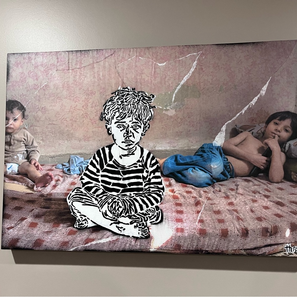 Mix-media, original art on wood